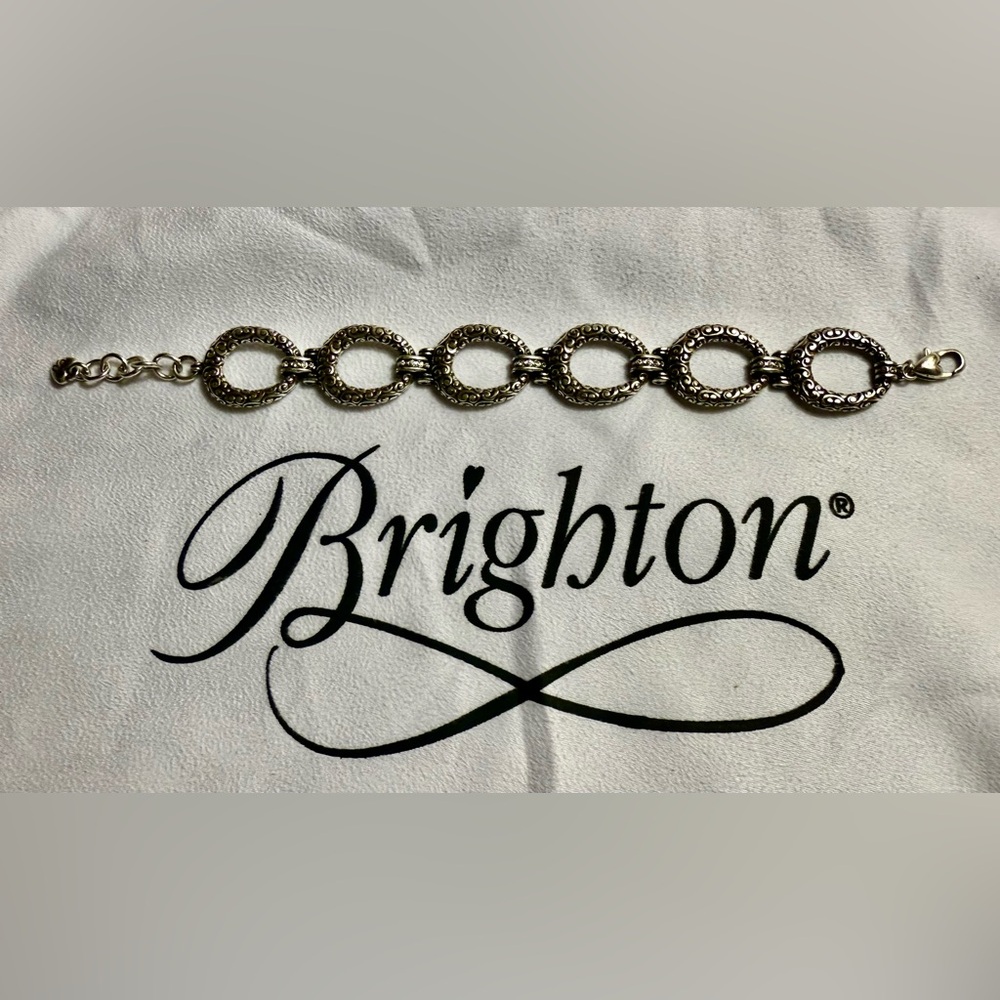 Brighton Silver Toned Chain Bracelet